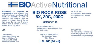 Bio Rock Rose (Bani0240 Bio Rock Rose 6x, 30c, 200c 4 17 18)